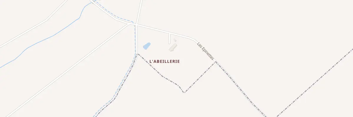 Plan du 103 Lès Epinettes au Louroux
