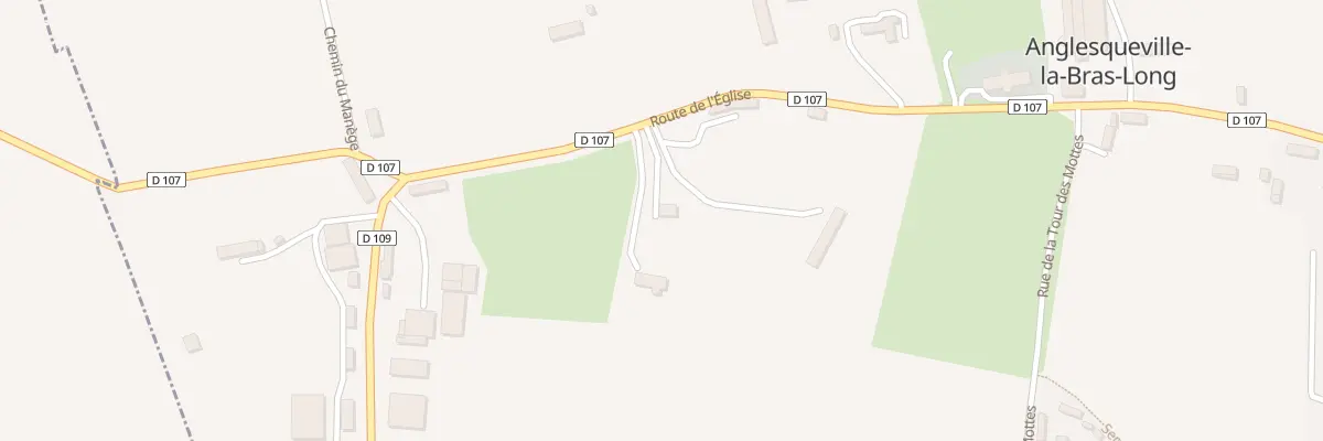 Plan du 23A Rte de l’Eglise à Anglesqueville-la-Bras-Long