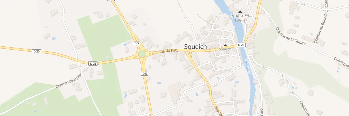 Plan du 88 Rue du Pâty à Soueich