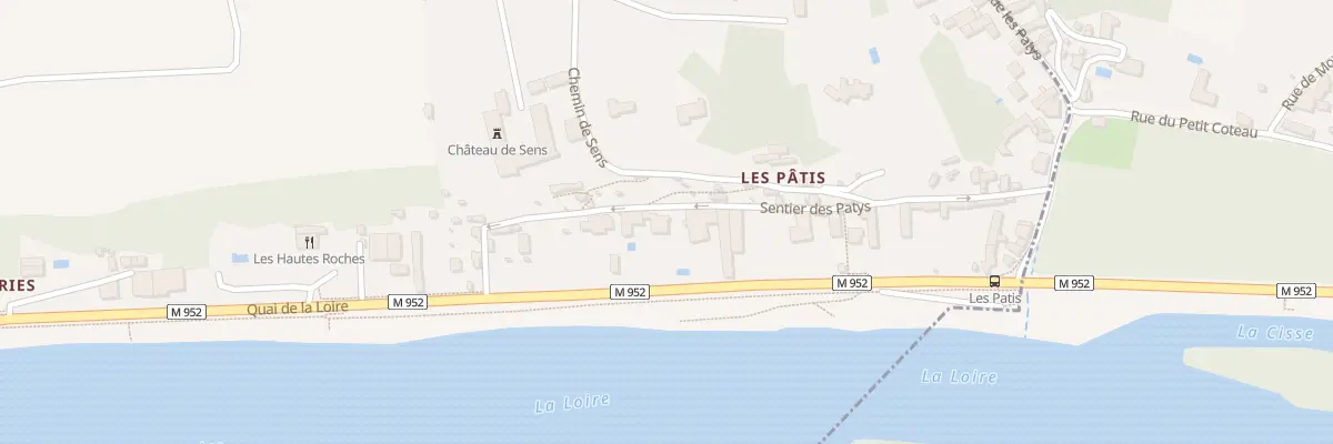 Plan du 94 Quai de la Loire à Rochecorbon