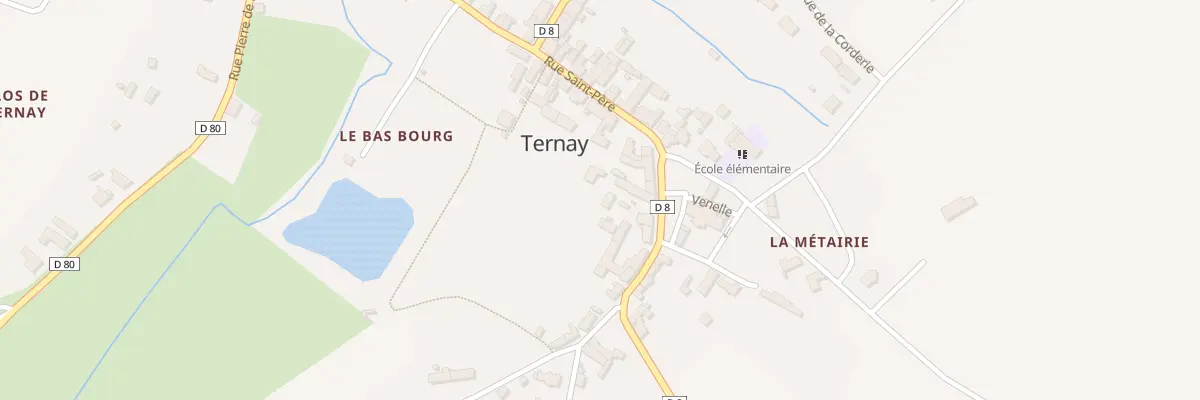 Plan du 14 Rue St Pere à Ternay