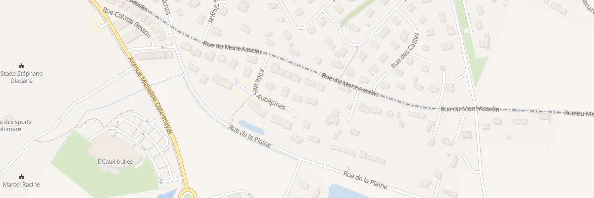 Plan du 7 All des Aubépines à Yvetot