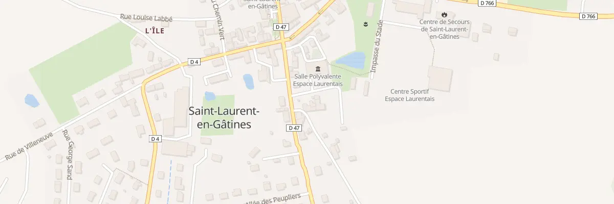 Plan du 13 Av du 11 Novembre à Saint-Laurent-en-Gâtines