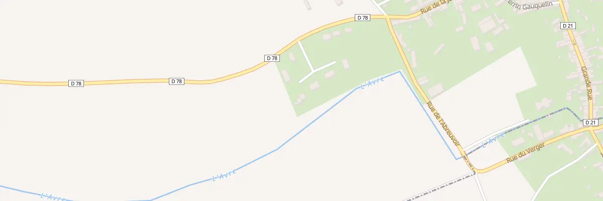 Plan du 23 Rte de Beaulieu à Chennebrun