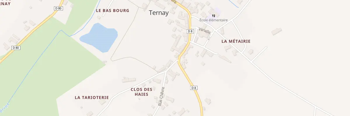 Plan du 2 Rue Saint Pere à Ternay