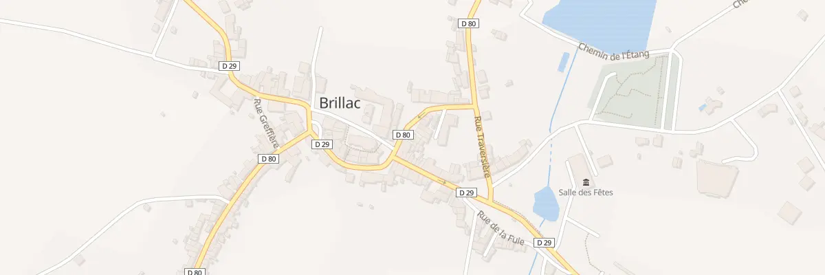 Plan du 3 Pl des Anciens Fosses à Brillac