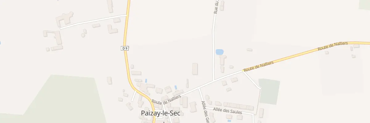 Plan du 5040 Le Bourg à Paizay-le-Sec