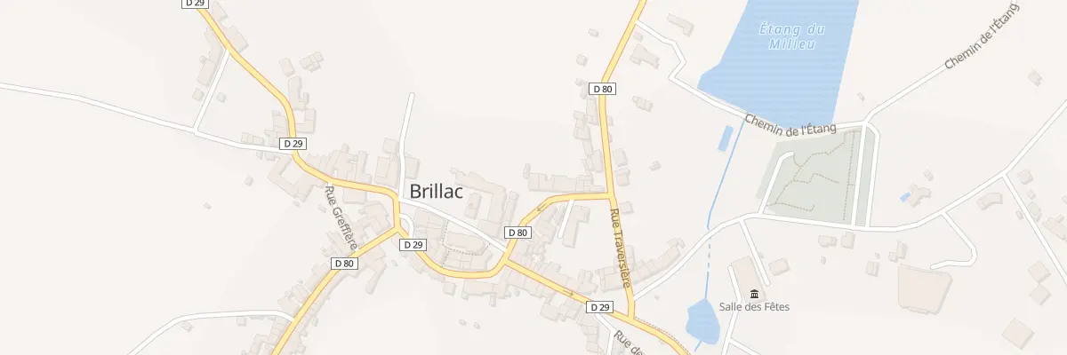 Plan du 4 Pl des Anciens Fosses à Brillac