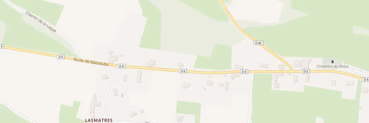 Plan du 1320 Rte de Masseube à Molas