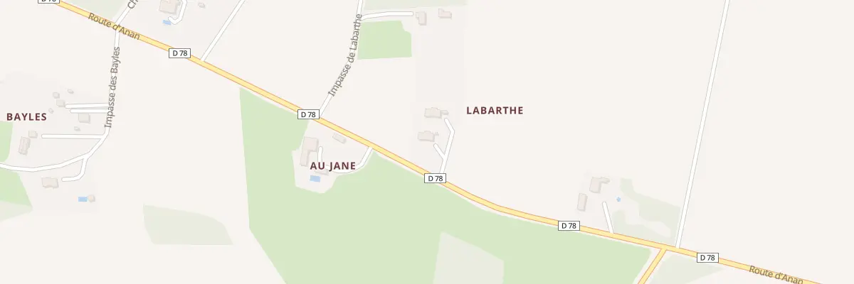 Plan du 9000 Labarthe à Puymaurin