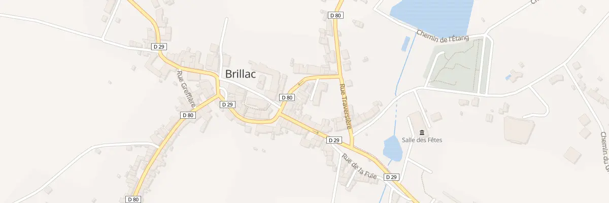 Plan du 5001 Pl des Anciens Fosses à Brillac