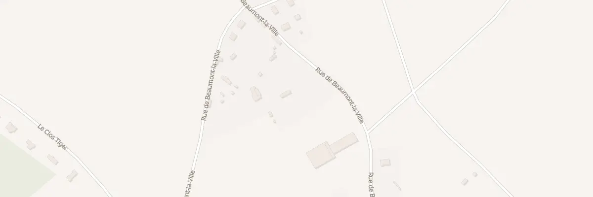 Plan du 138 Beaumont la Ville Est à Beaumontel