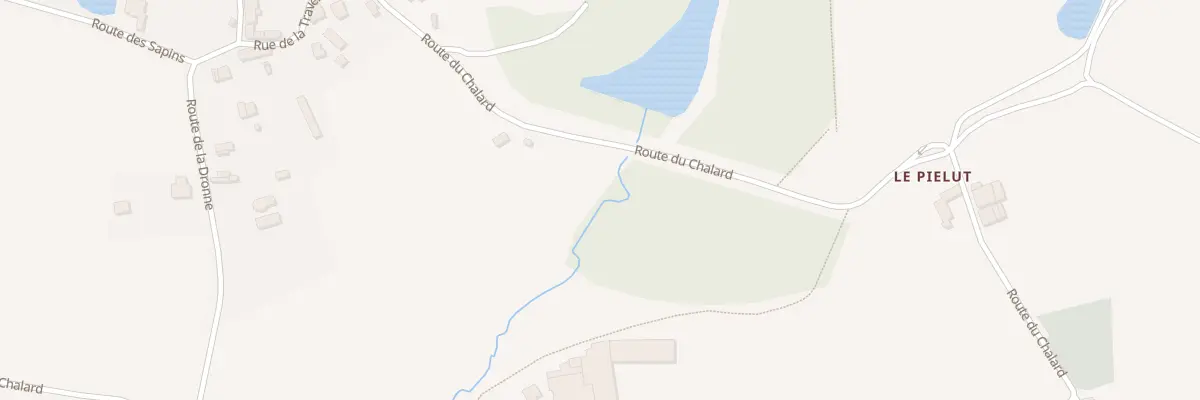 Plan du 276 Rte du Chalard à Champs-Romain