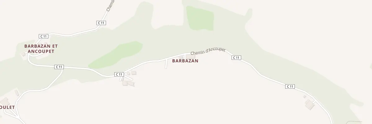 Plan du 5054 Barbazan à Gramont