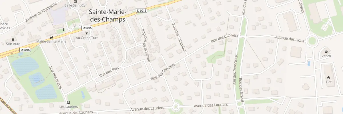 Plan du 13 Rue des Cerisiers à Sainte-Marie-des-Champs