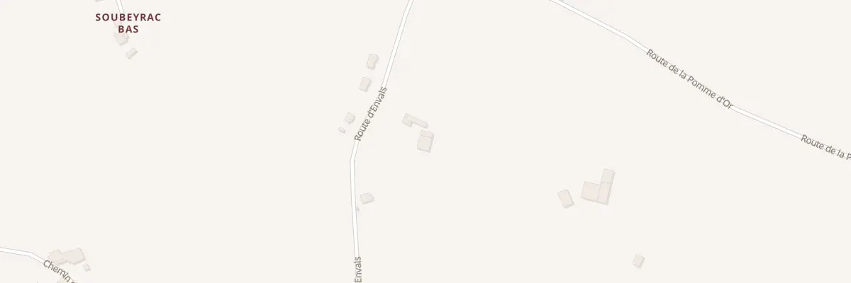 Plan du 105 Lendrive à Laussou
