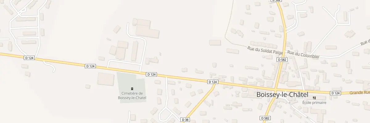 Plan du 28A Rue des Long Champs à Boissey-le-Châtel