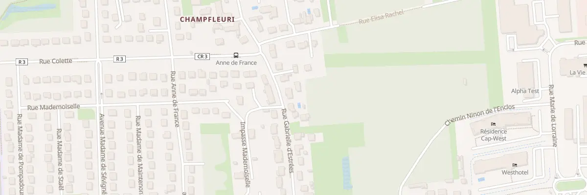 Plan du 83B Rue Gabrielle d’Estrées à La Ville-aux-Dames