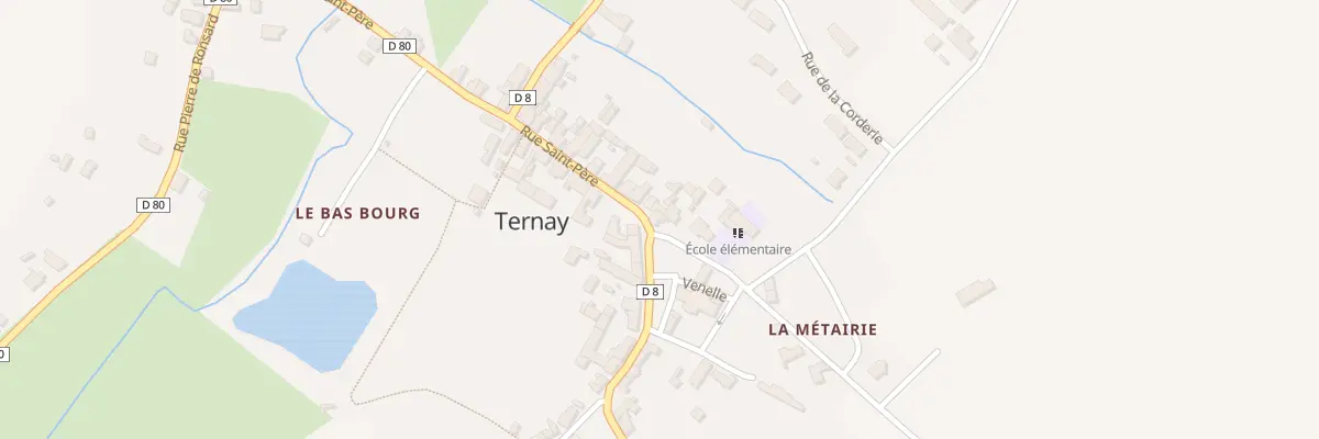 Plan du 126 Le Bourg à Ternay