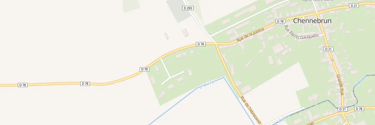 Plan du 5 Rte de Beaulieu à Chennebrun