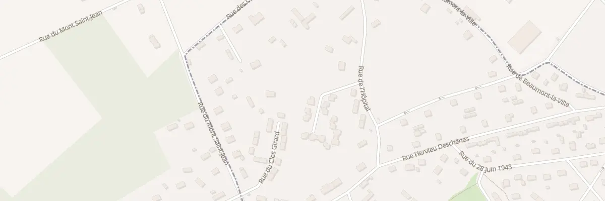 Plan du 1 Rue des Anciens Combattants à Beaumont-le-Roger