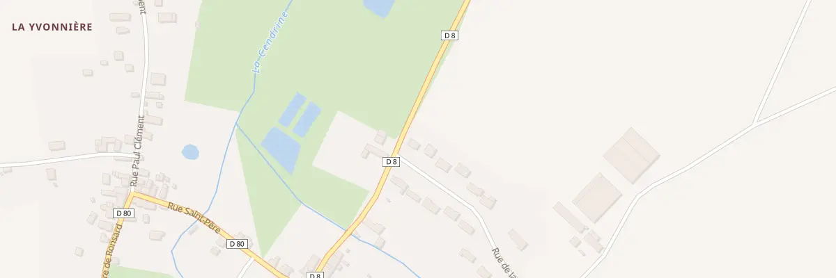 Plan du 1 Rue de la Corderie à Ternay
