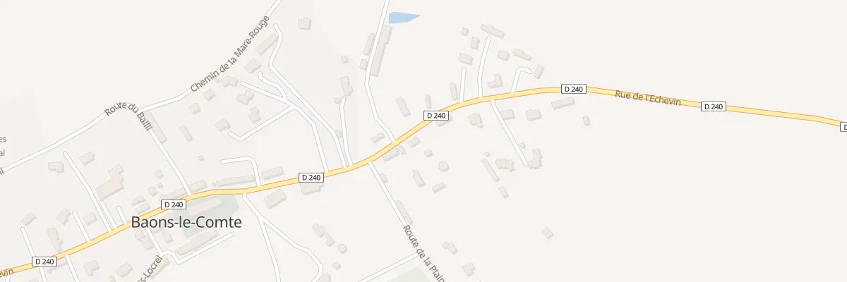 Plan du 731 Rue de l’Echevin à Baons-le-Comte