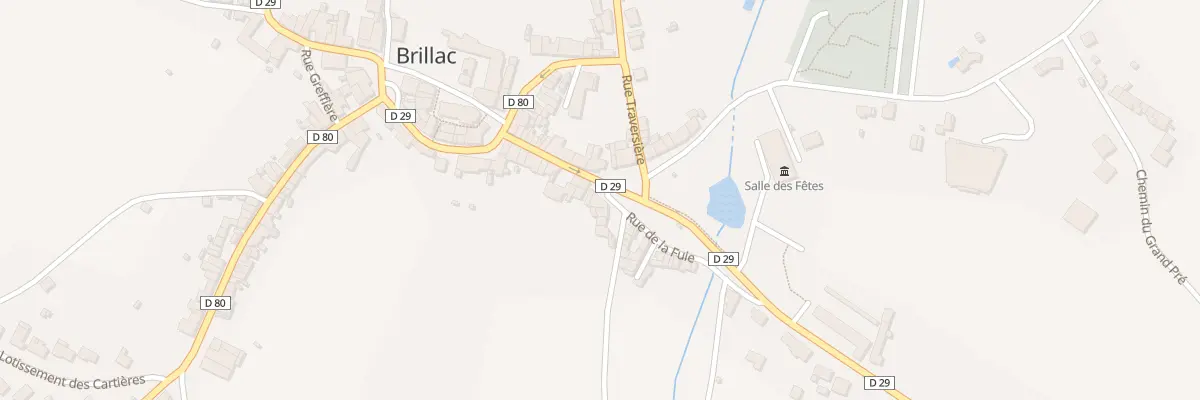 Plan du 1 Rue de la Fuie à Brillac