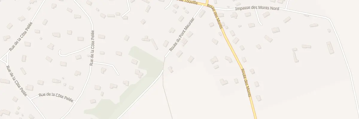 Plan du 5 Rte du Pont Meunier - Theillem à Thénouville