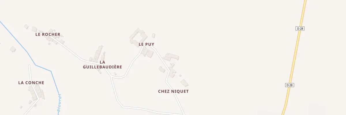 Plan du 5 Chez Niquet à Luchapt