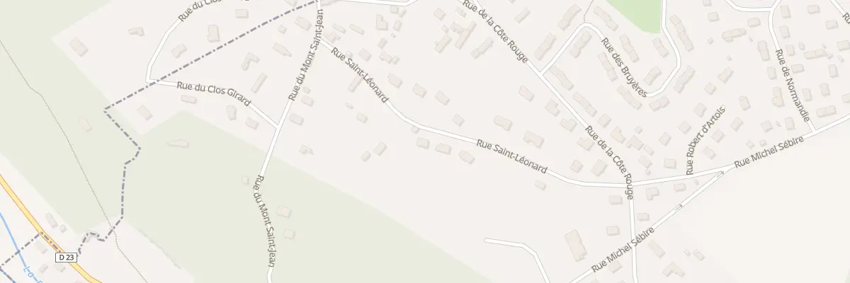 Plan du 903 Rue Saint Leonard à Beaumont-le-Roger