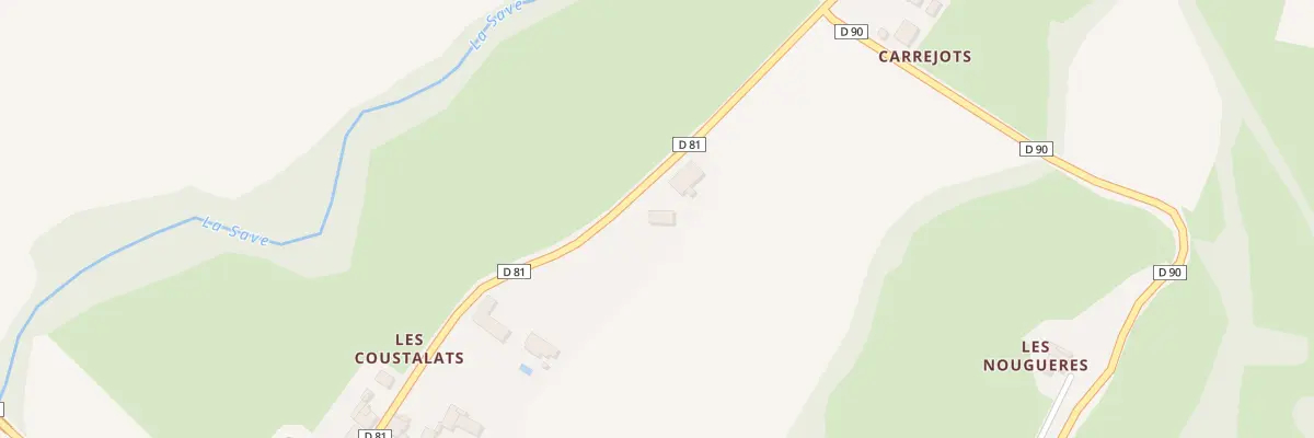 Plan du 645 Rte de Saint Laurent à Montbernard