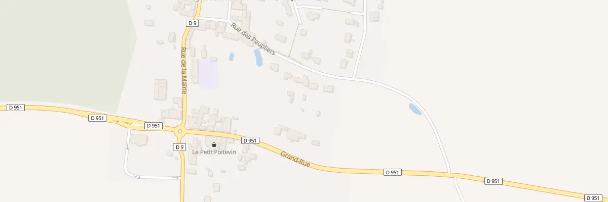 Plan du 8 Rue des Peupliers à Paizay-le-Sec