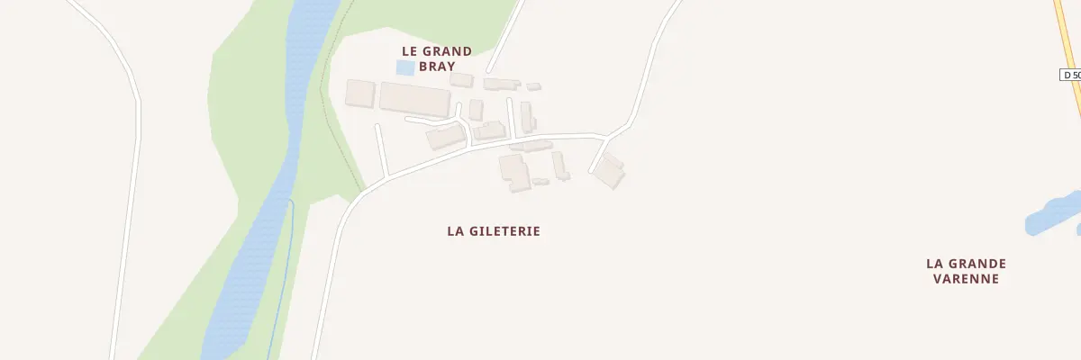 Plan du 119 Le Grand Bray au Louroux