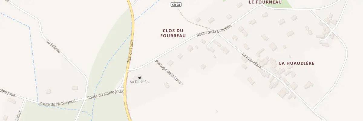 Plan du 10 Rte de la Brouette à Esvres