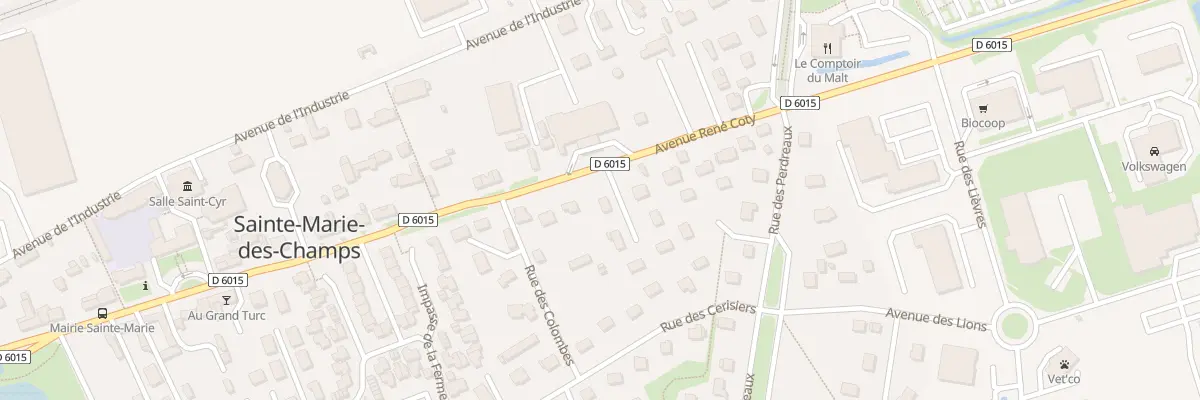 Plan du 2 Imp des Rosiers à Sainte-Marie-des-Champs