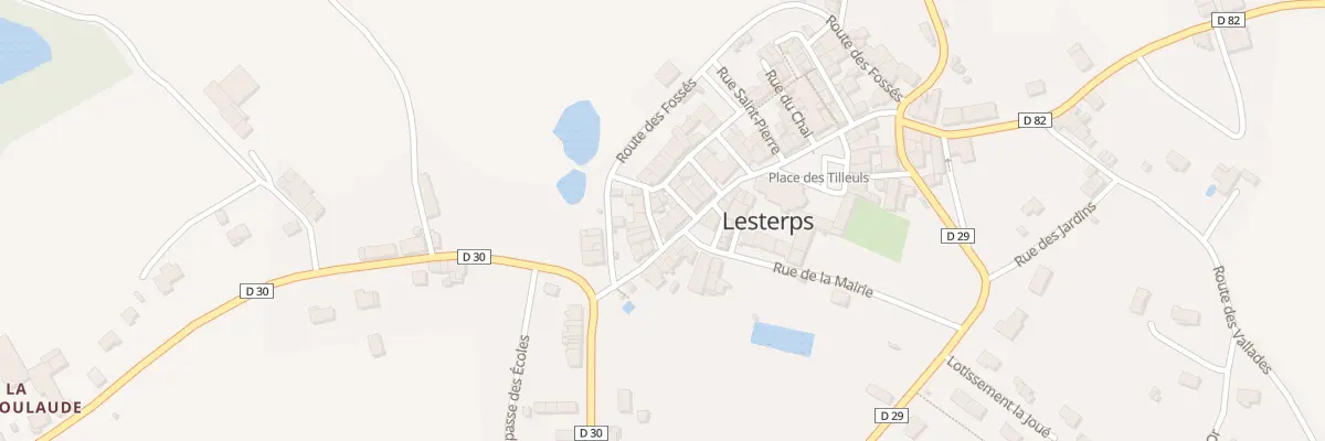 Plan du 5 Rue de l’Abbatiale à Lesterps