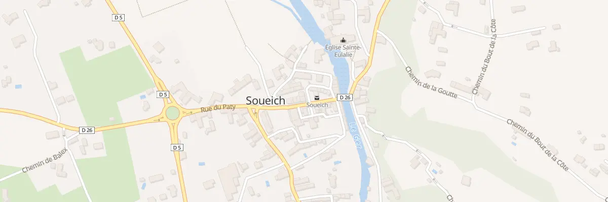 Plan du 217 Rue du Pâty à Soueich