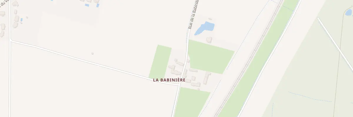 Plan du 40 Rue de la Babinière à Larçay