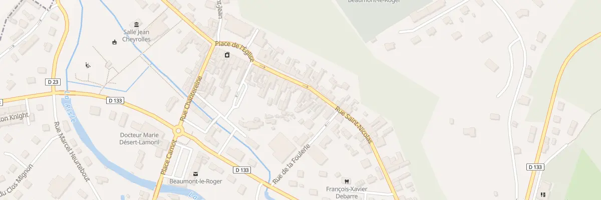 Plan du 22 Rue Saint Nicolas à Beaumont-le-Roger
