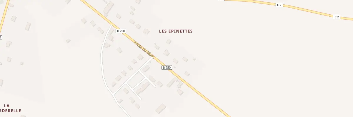 Plan du 37 Rte du Blanc à Barrou