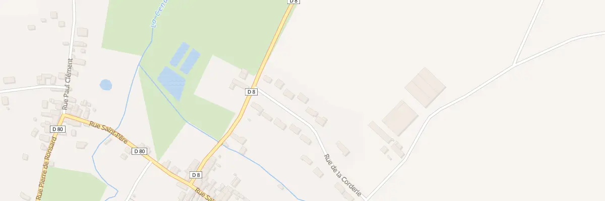 Plan du 7 Rue de la Corderie à Ternay