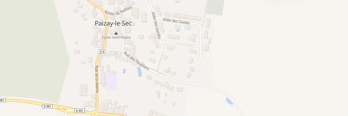 Plan du 10 All des Genets à Paizay-le-Sec