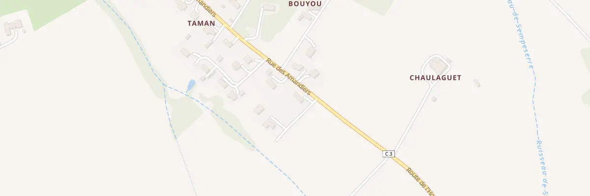 Plan du 28 Rue des Amandiers à Dunes