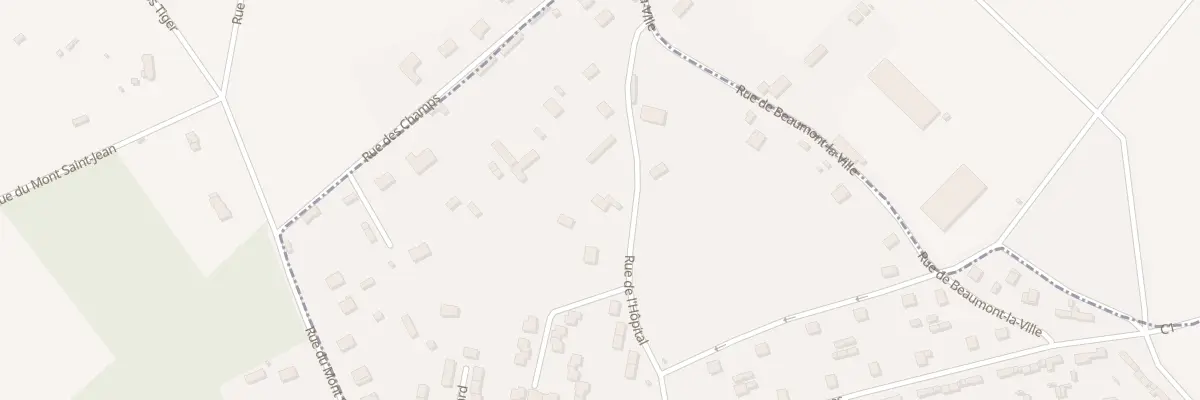Plan du 7 Rue de l’Hopital à Beaumont-le-Roger