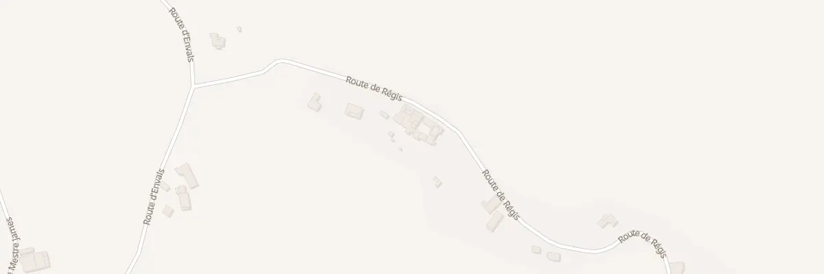 Plan du 711 Rte de Régis à Laussou
