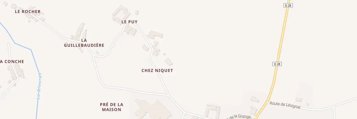 Plan du 1 Chez Niquet à Luchapt