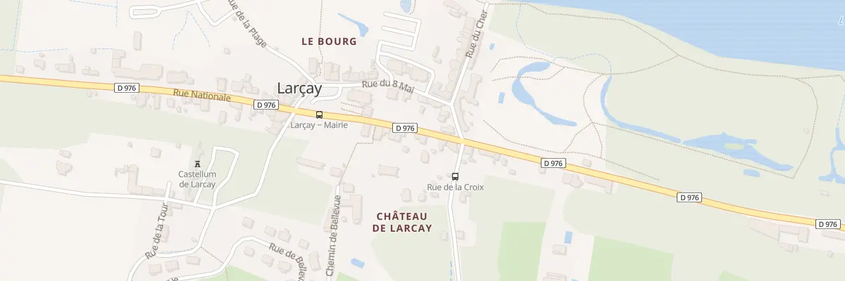 Plan du 60 Rue Nationale à Larçay