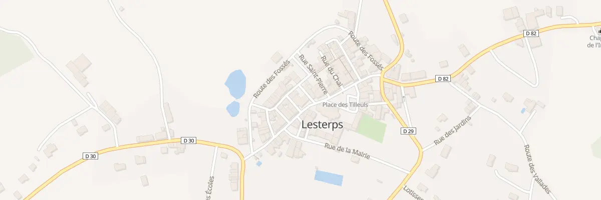 Plan du 15 Rue de l’Abbatiale à Lesterps