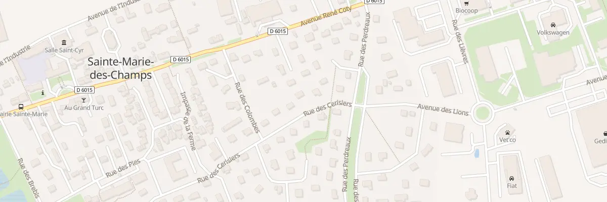 Plan du 23 Rue des Cerisiers à Sainte-Marie-des-Champs